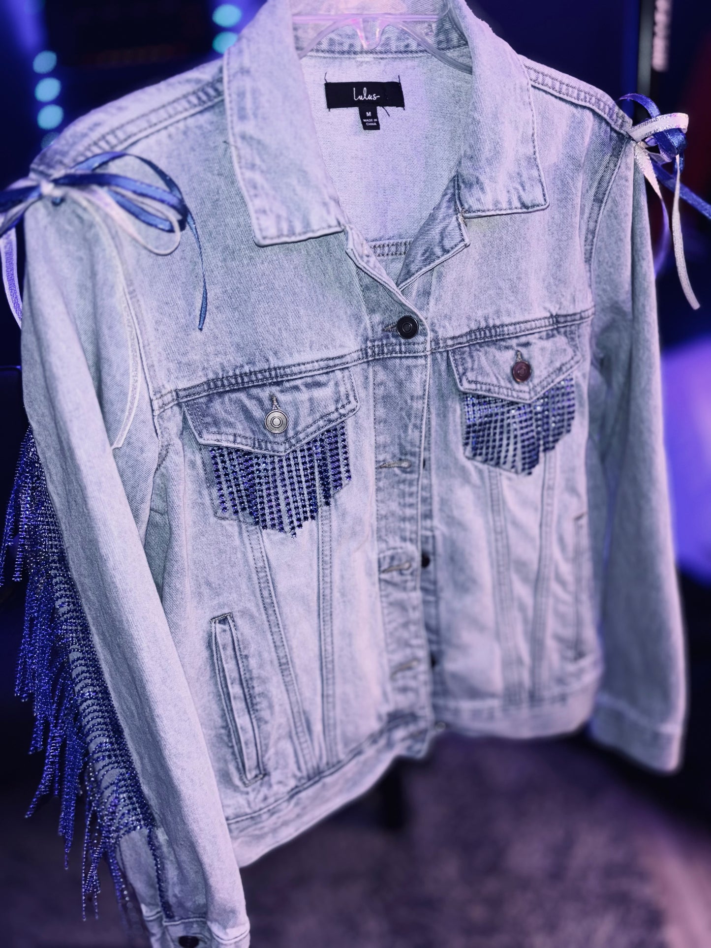 Adult Megan Moroney Inspired Denim Jacket