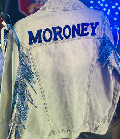 Adult Megan Moroney Inspired Denim Jacket