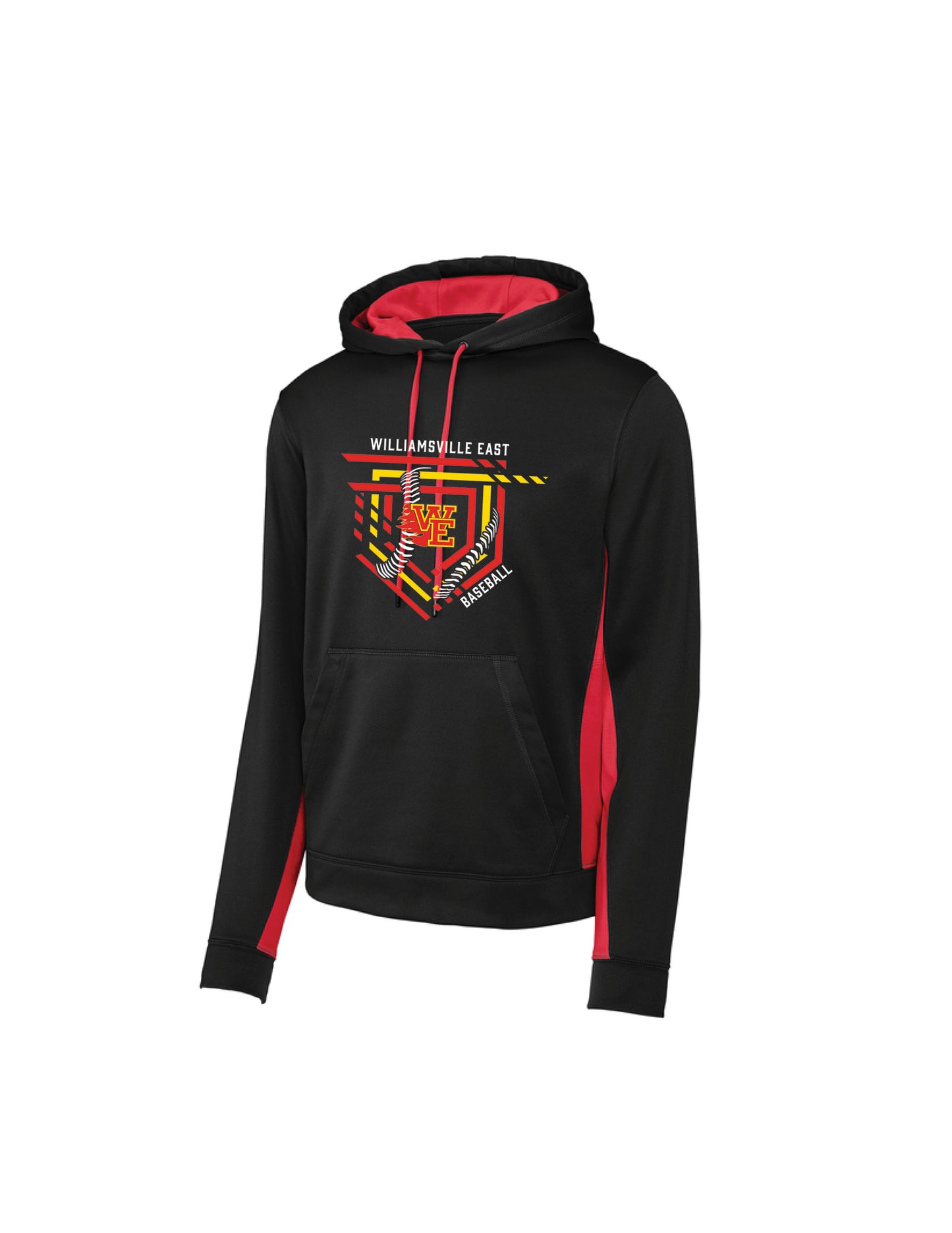 Sport-Tek Fleece Colorblock Hooded Pullover